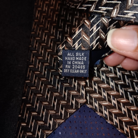 Stafford handmade 100% men's silk tie - Picture 4 of 4